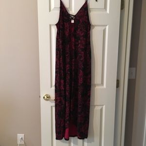 High low tunic with open front